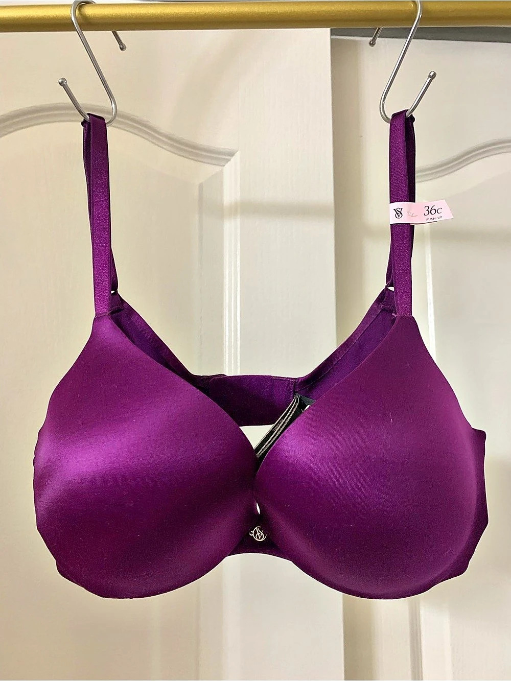 Victoria's Secret So Obsessed Push-Up Bra Purple 36C NWT